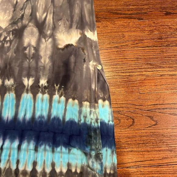 Brightly Twisted Tie Dye Maxi Skirt - Picture 3 of 6